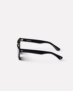 Stereo Sunglasses in Polished Black