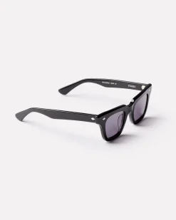 Stereo Sunglasses in Polished Black