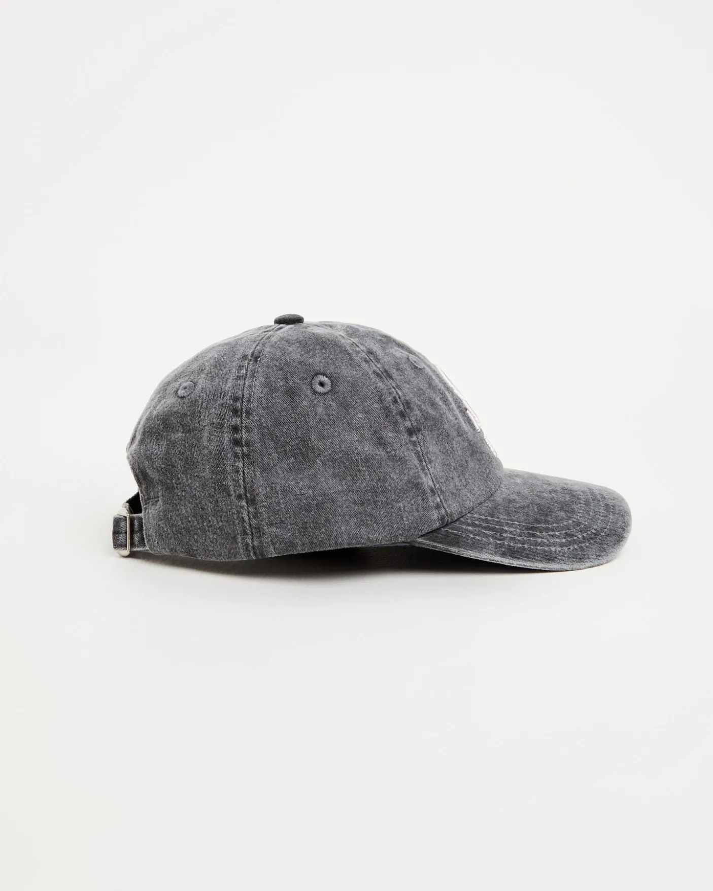 Stone Wash Baseball Cap in Washed Charcoal