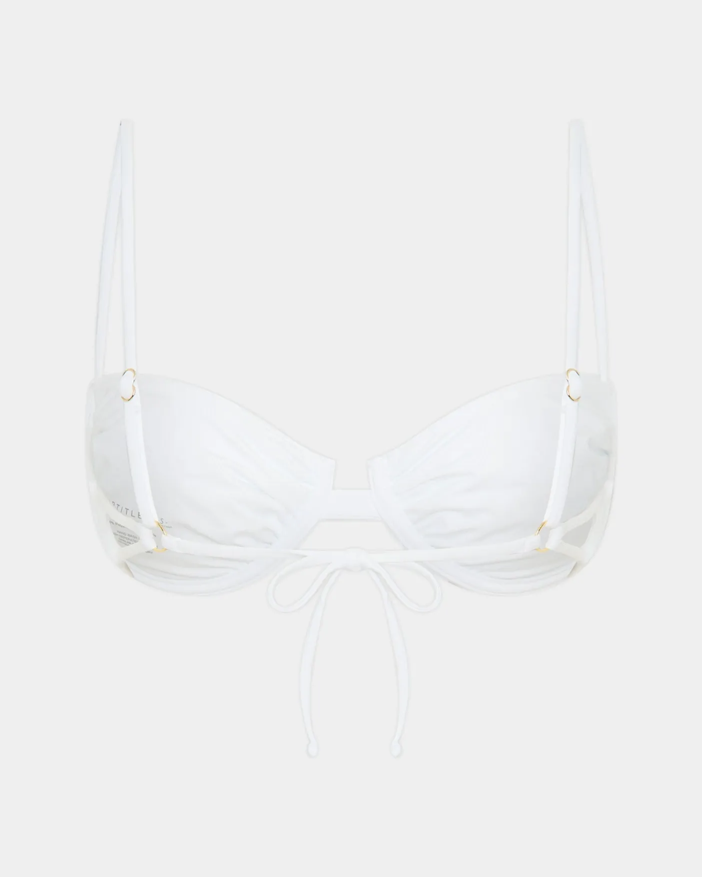 Strappy Underwire Bikini Top Bikini Top