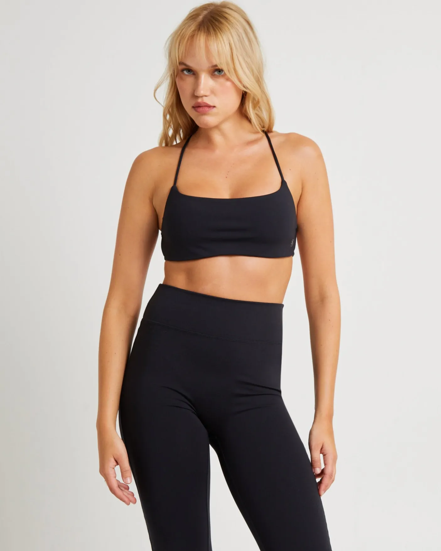 Stringy Cross Back Crop Top
