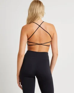 Stringy Cross Back Crop Top