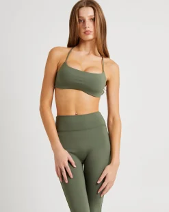 Stringy Cross Back Crop Top