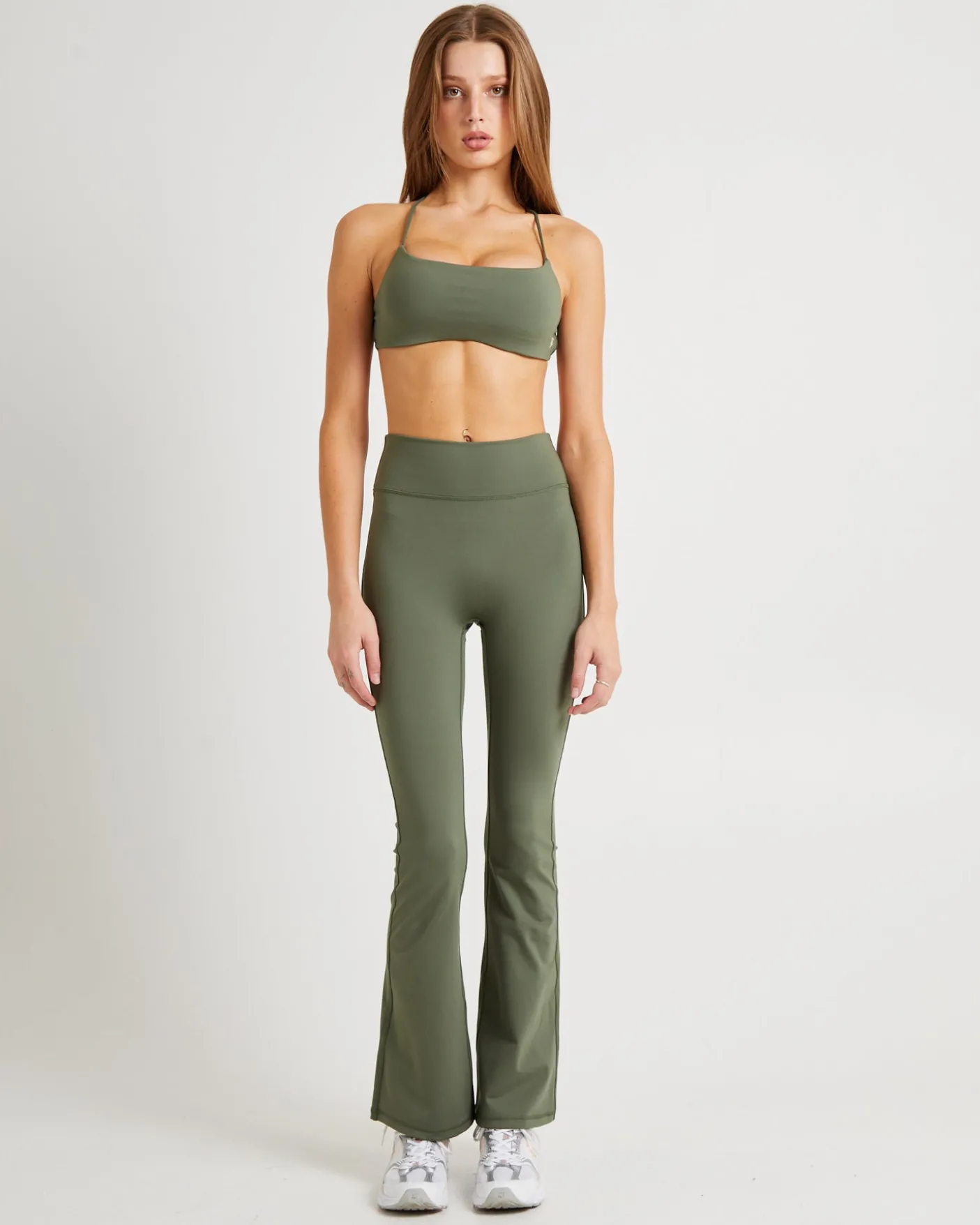 Stringy Cross Back Crop Top