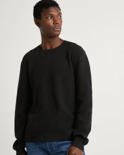 Strummer Rib Long Sleeve Black