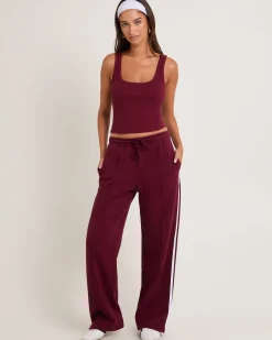 Subtitled Baggy Track Pants