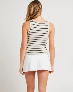 Subtitled Centre Tank Top
