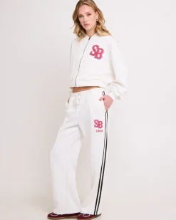 Subtitled Emblem Baggy Trackpants