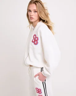 Subtitled Emblem Bomber Jacket