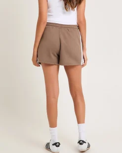 Subtitled Fleece Shorts