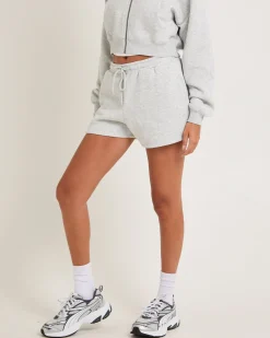 Subtitled Fleece Shorts