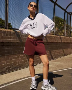 Subtitled Fleece Shorts