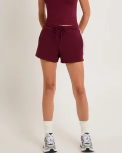 Subtitled Fleece Shorts