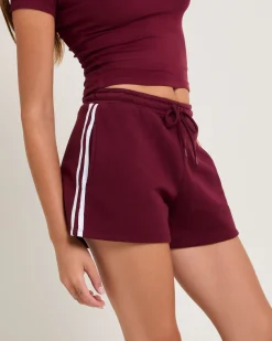 Subtitled Fleece Shorts