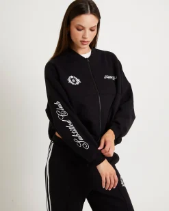Subtitled Wellness Club Bomber Jacket
