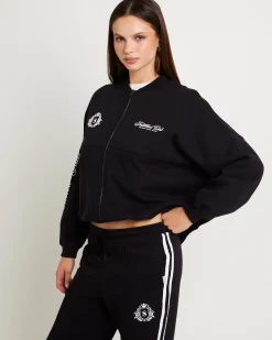 Subtitled Wellness Club Bomber Jacket