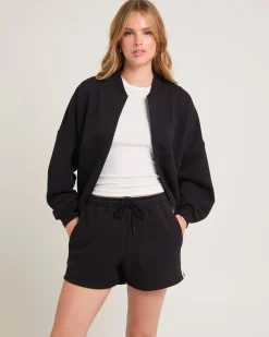 Subtitled Zip Bomber Jacket