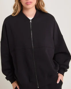 Subtitled Zip Bomber Jacket