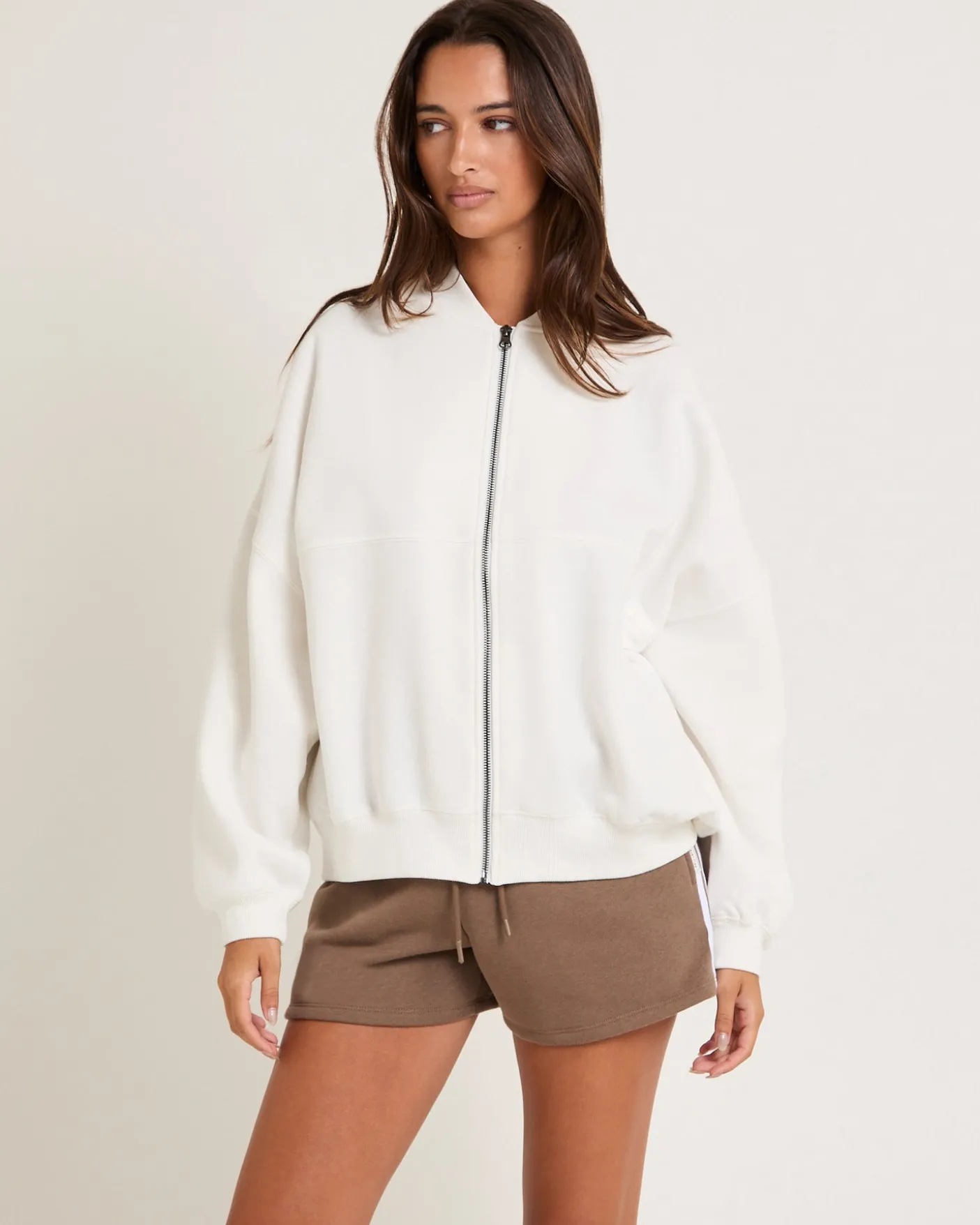 Subtitled Zip Bomber Jacket