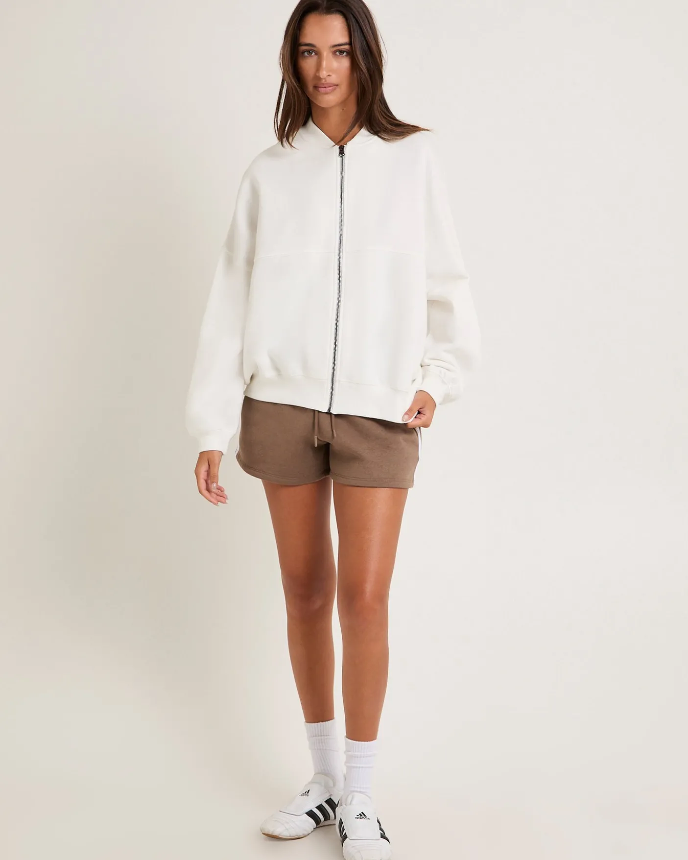 Subtitled Zip Bomber Jacket