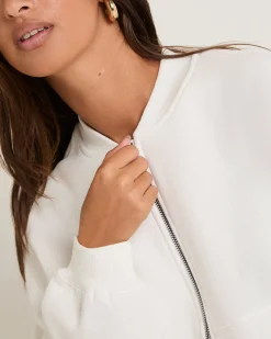 Subtitled Zip Bomber Jacket