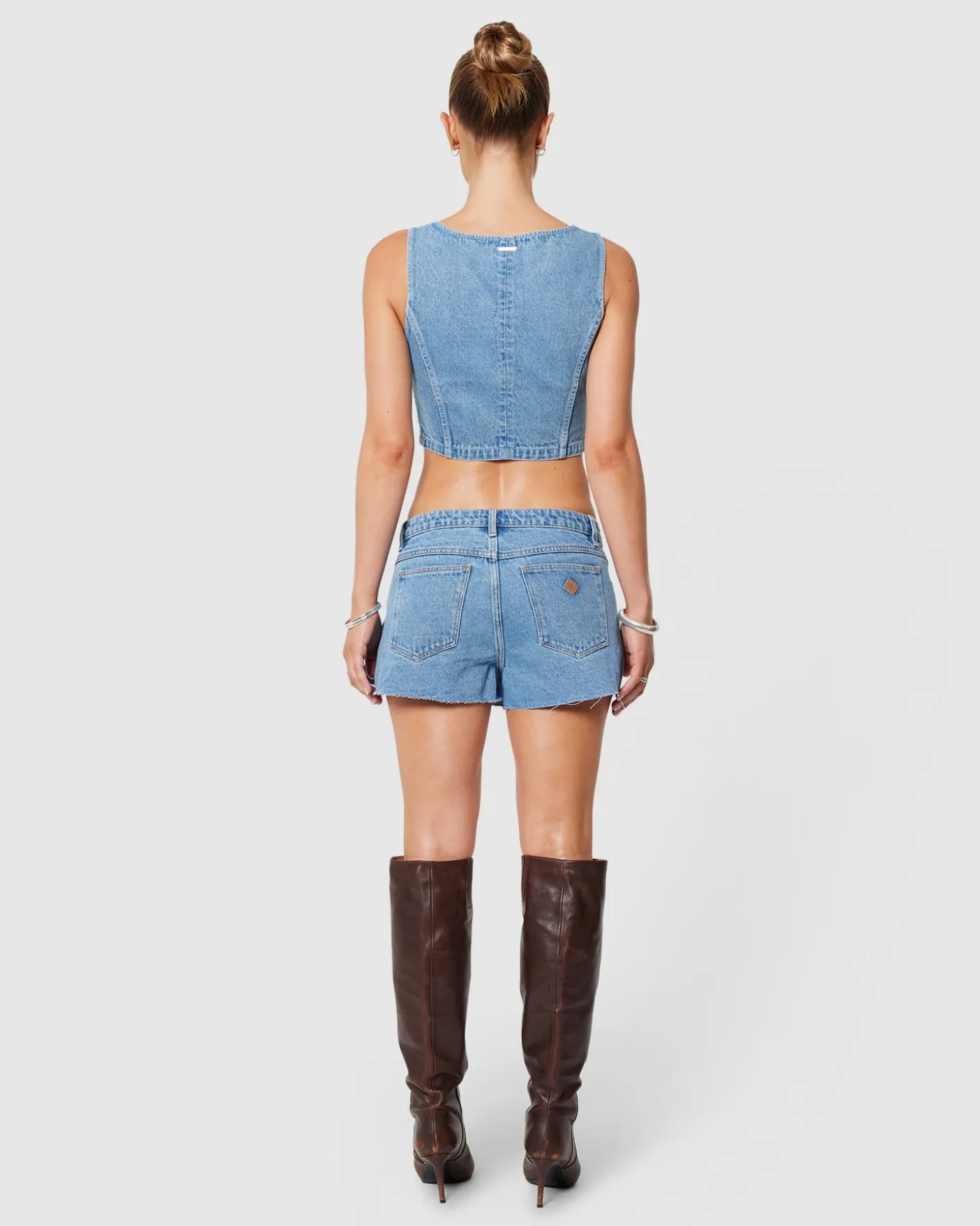 Suga Denim Crop Top Gigi