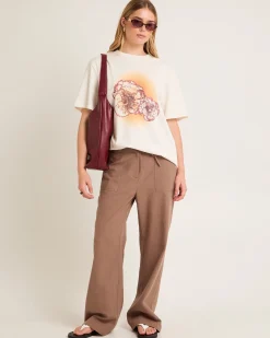 Sunrise Flower Oversized T-Shirt