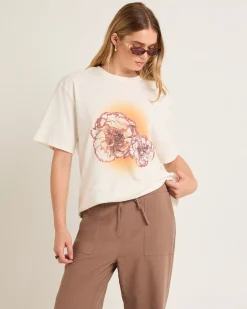 Sunrise Flower Oversized T-Shirt