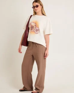 Sunrise Flower Oversized T-Shirt