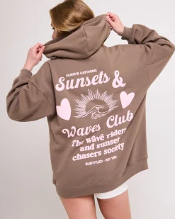 Sunset Club Oversized Hoodie