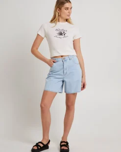 Super Mirage Denim Shorts Nina