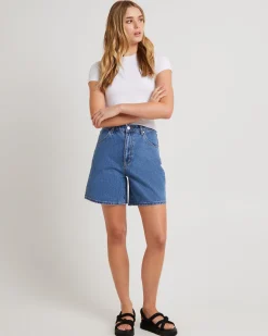 Super Mirage Denim Shorts Evie