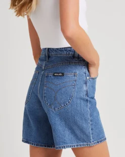 Super Mirage Denim Shorts Evie