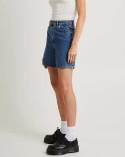 Super Mirage Denim Shorts Pacific