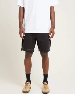 Surplus Canvas Cargo Shorts Black