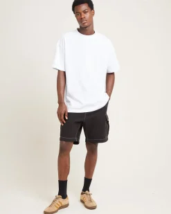 Surplus Canvas Cargo Shorts Black