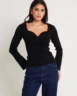 Sweetheart Long Sleeve Top