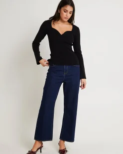 Sweetheart Long Sleeve Top