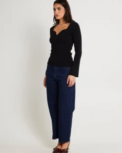 Sweetheart Long Sleeve Top