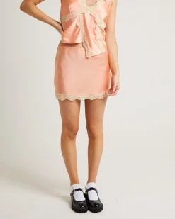 Sylvie Lace Slip Mini Skirt