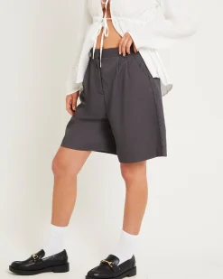 Tailored Long Line Shorts