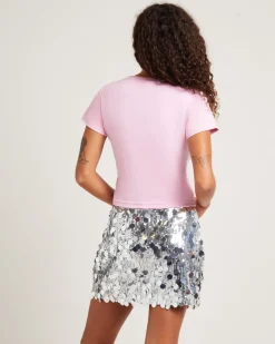 Takes Two Rib Tee Baby Pink
