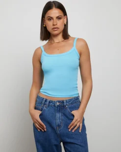 Tank Top in Azure Blue