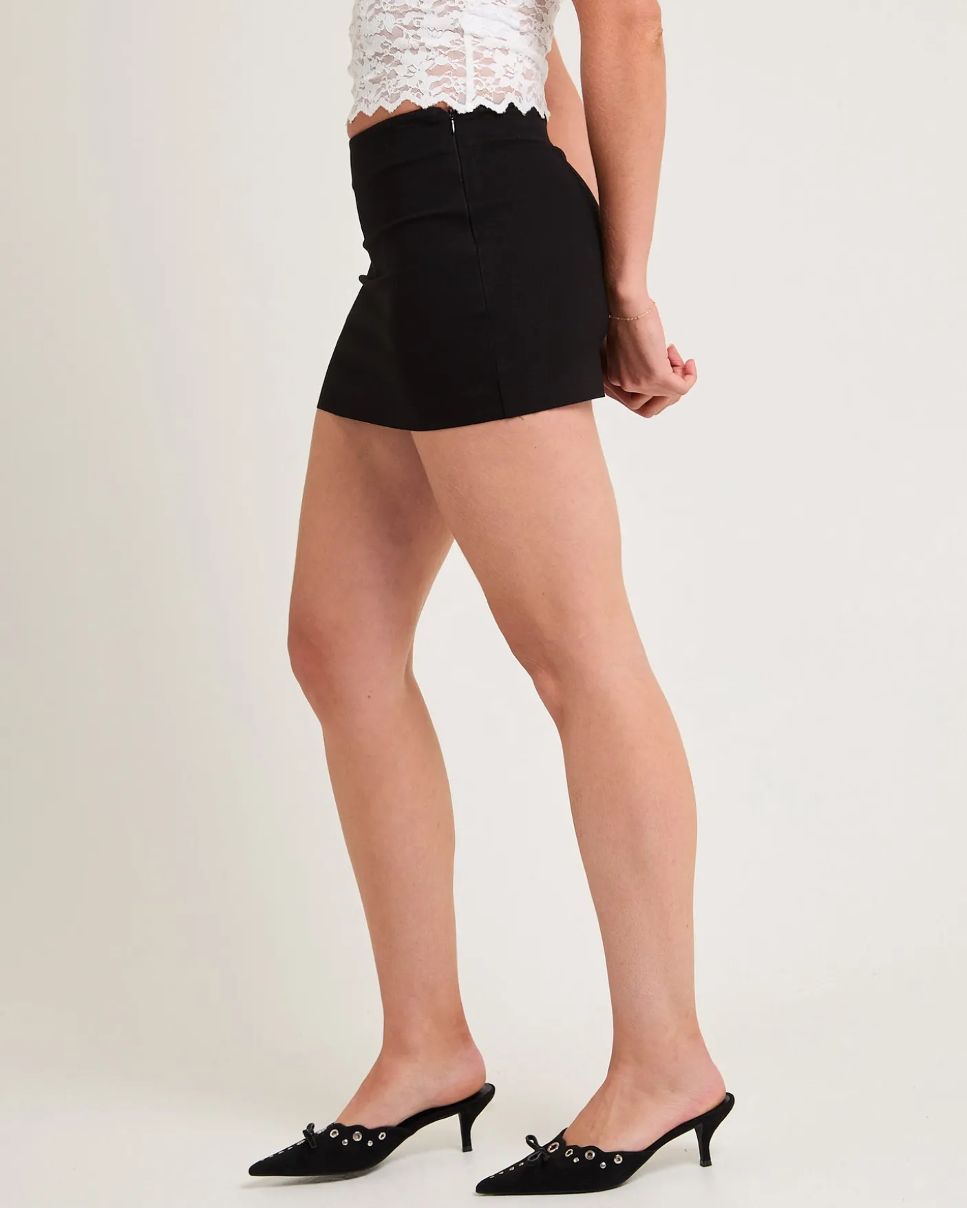 Tasha Clean Mini Skirt