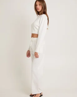Tasmine Cropped Knit Sweater