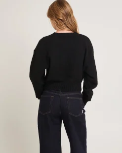Tasmine Cropped Knit Sweater