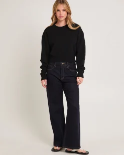 Tasmine Cropped Knit Sweater