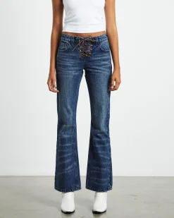 Tatiana Low Bootcut Jeans Vintage Tint Blue