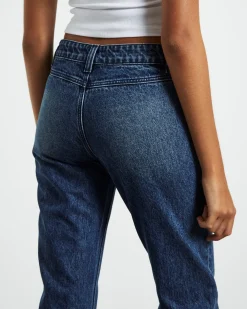 Tatiana Low Bootcut Jeans Vintage Tint Blue