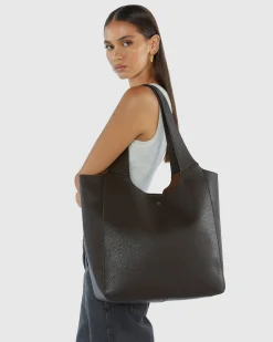 Tayla Bag in Choc Pebble